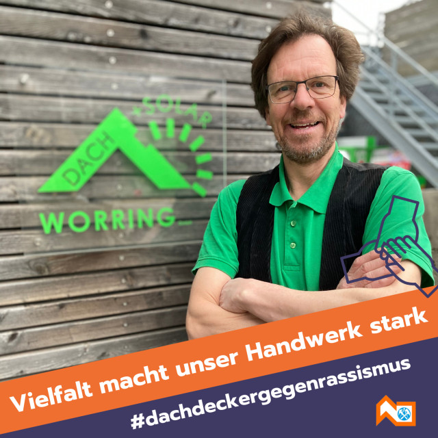 Dachdecker gegen Rassismus